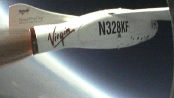 Virgin Galactic launches test flight for space tourism.