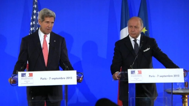 John Kerry has said that President Obama has made no decision on waiting for the UN inspectors report.