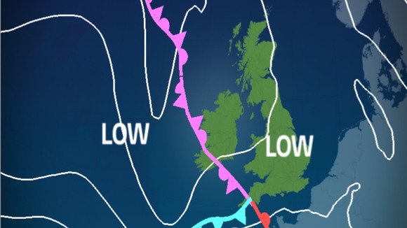 There will be low pressure nearby