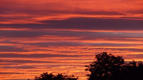 Sunset over Droitwich Spa