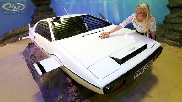 The car was driven in the film by Roger Moore as 007