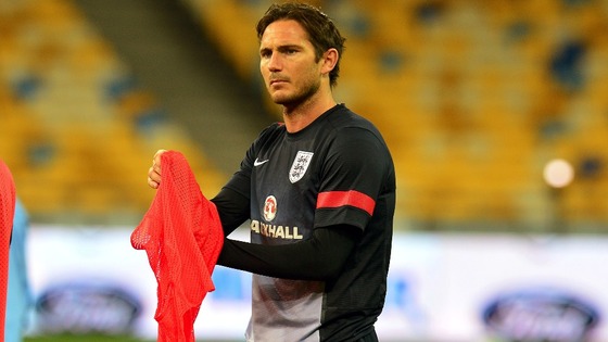 Lampard training in Ukraine