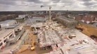 Retail buildingl site aerial