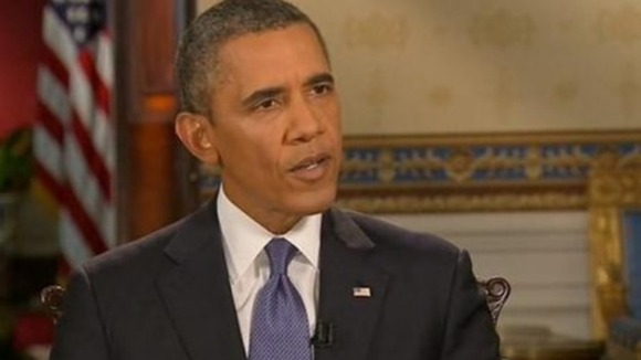 President Barack Obama gave interviews to six major US television networks yesterday.