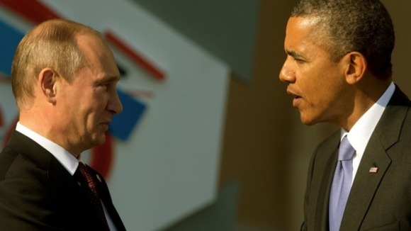 Russian President Vladimir Putin spoke to US President Barack Obama on the sidelines of the G20 summit.