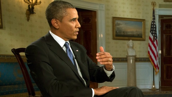 President Barack Obama made a series of US television interviews on Syria yesterday.