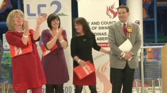 Labour celebrate in Newport
