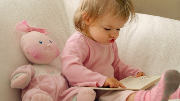 A child reading