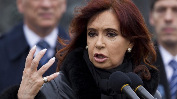 Argentina's President Cristina Fernandez de Kirchner