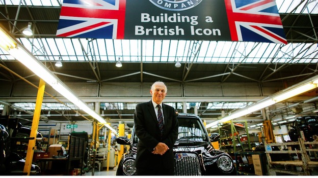 Vince Cable was in Coventry to mark the resumption of production of the iconic black cab