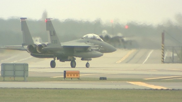 F15 aircraft at Lakenheath