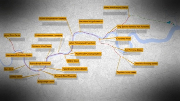 The 24 sites needed to build the project