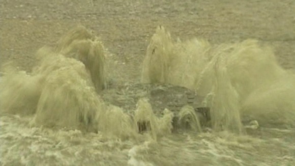 Thames Water says currently 39 million tonnes of untreated sewage flushes into the Thames in a typical year