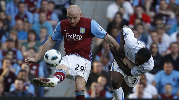 Aston Villa player James Collins has apologised for his actions.