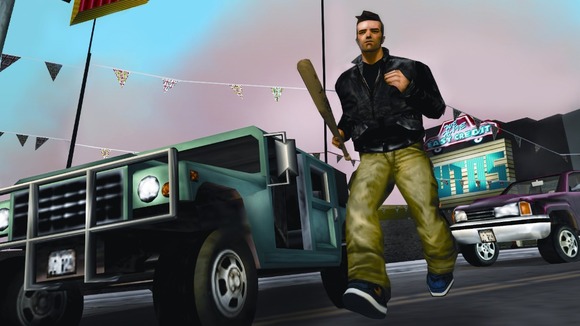 Scene from grand Theft Auto III