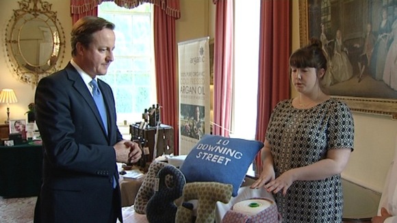 David Cameron and Jonie Worton