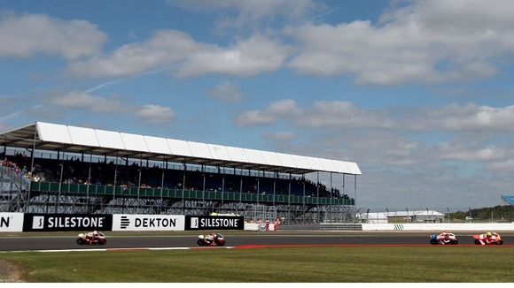 Silverstone in Northamptonshire.