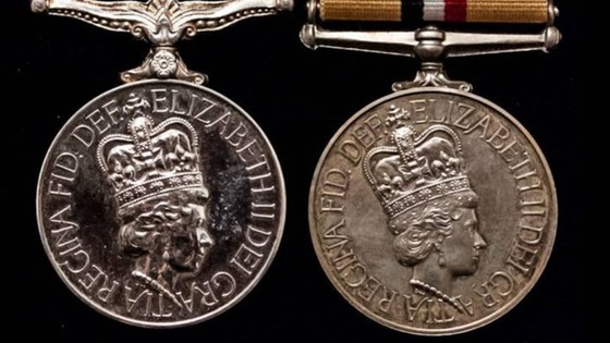 Medals stolen from a "brave soldier"