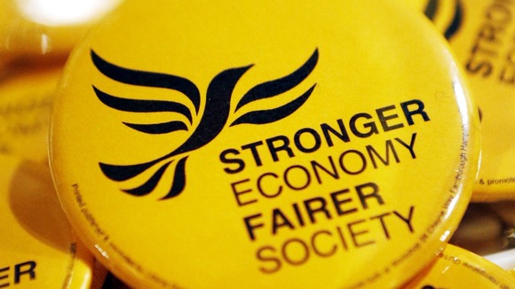 Liberal Democrat merchandise at the party conference.