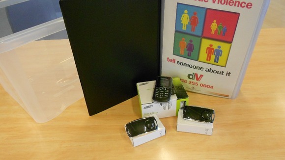 Leicestershire Police offer this toolbox to victims of domestic violence
