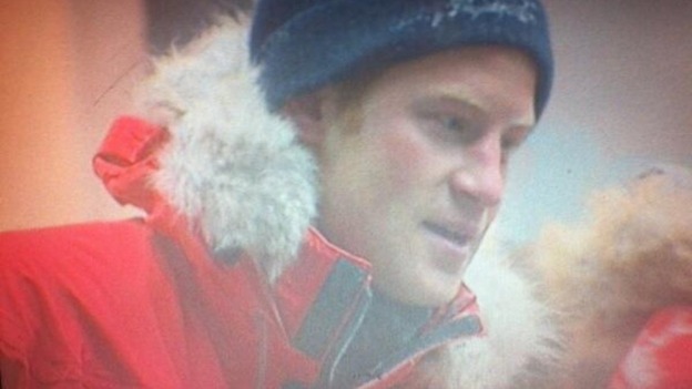Prince Harry told reporters the chamber had been 'cold.'