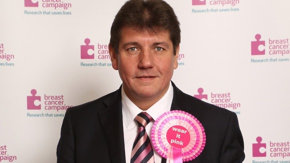 MP supports cancer charity