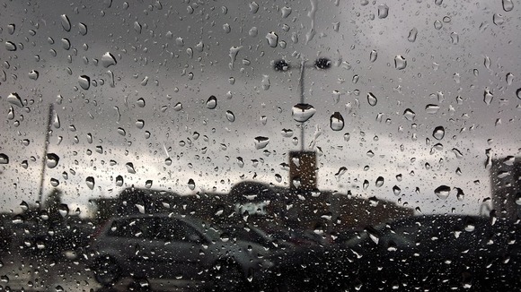 Cloudy and Wet in Mansfield, Nottinghamshire