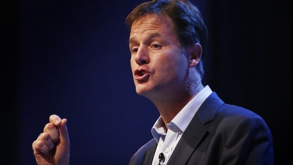 Nick Clegg has been bounding around the conference like a man half his age.
