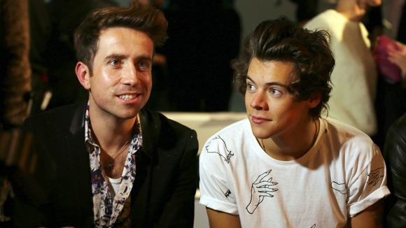 Harry Styles and Nick Grimshaw