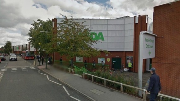 The Asda store in Colindale close where the victim had been shopping before the attac