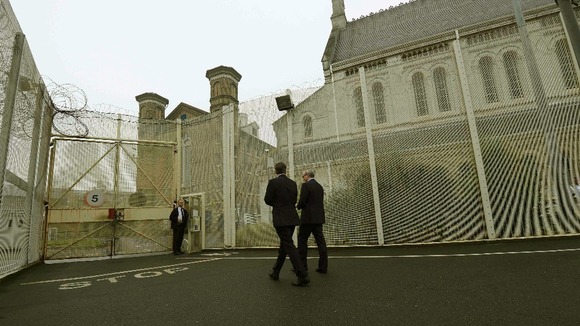 David Cameron seen during a trip to Wormwood Scrubs in 2012