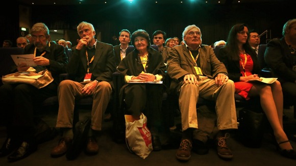 The mood here has lifted and Mr Clegg has won all the battles he staged with his party.