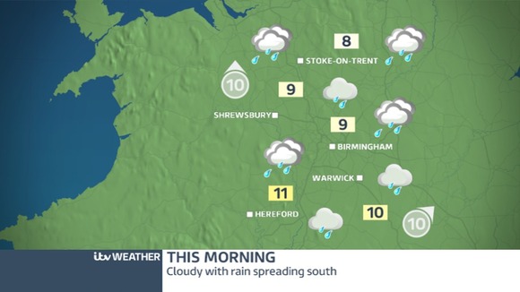 Wet and windy weather sweeping through the region this morning