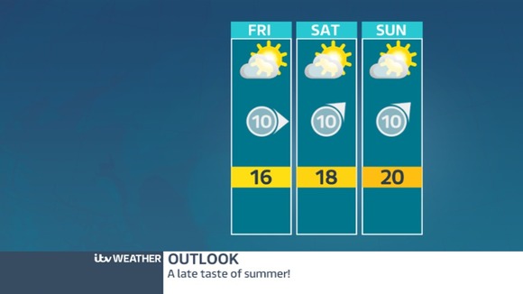Turning warmer this weekend