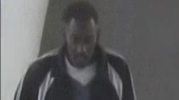 CCTV image of the man British Transport Police are trying to trace after the attack