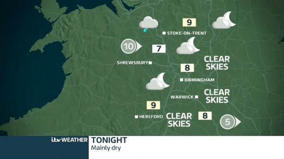 Mostly dry with patchy cloud