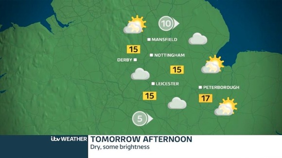 Dry but bright spells