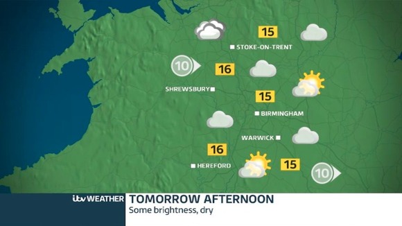 Dry with bright spells