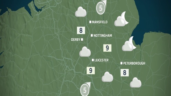 Dry with patchy cloud overnight
