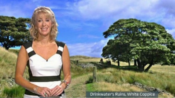 Emma Jesson in front of viewer picture