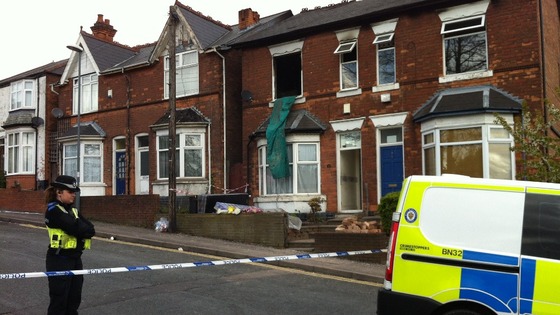 Scene of the house where the body was discovered