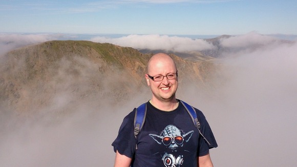 Sam Clack on the mountain