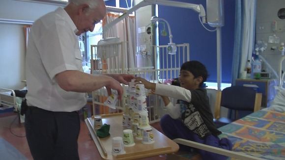 Skip in action on the Treehouse Children's Unit