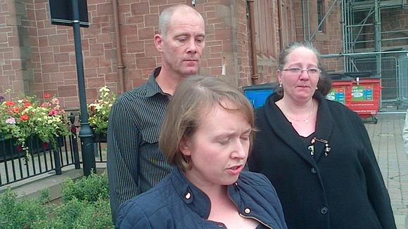 The parents of Elleanor Bennett - Lesley and Gary Bennett
