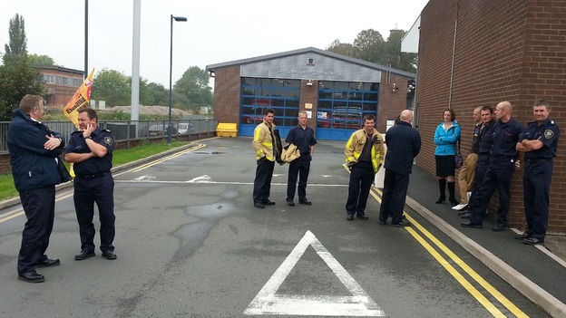 The Shrewsbury picket line