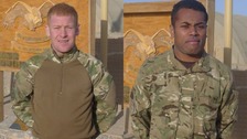 Cpl Roberts and Pte Silibaravi