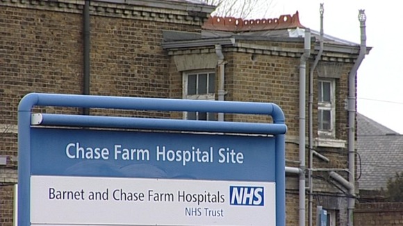 Chase Farm Hospital in north London