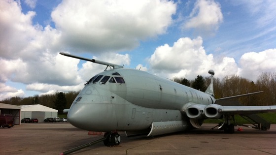 Nimrod on display at Bruntingthorpe Airfield