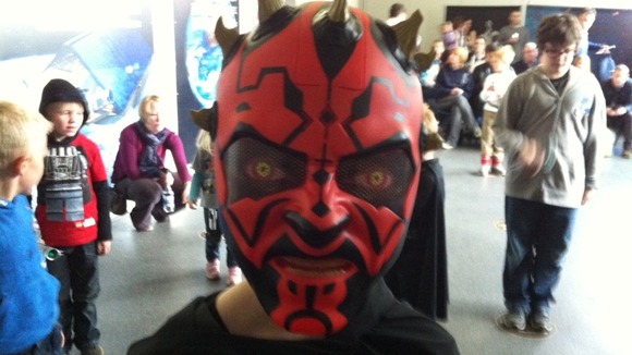 Children dressed up as their favourite Star Wars character