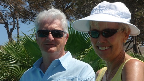 Christopher Tappin with wife